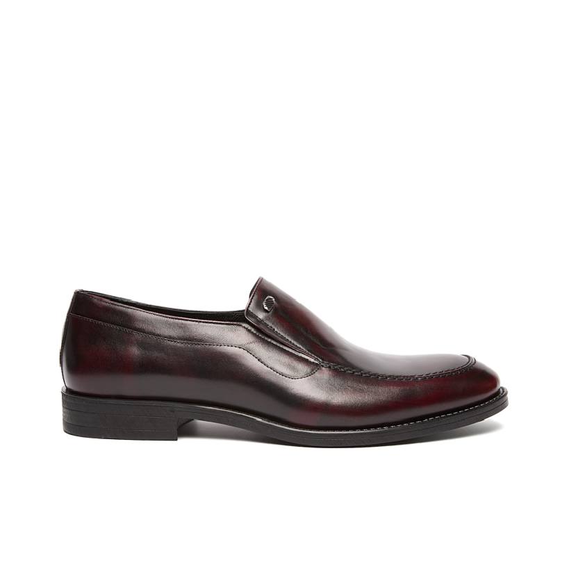 R19421-7353-MR-milenyum-bordo Туфли муж.кожа-кожа бордовый